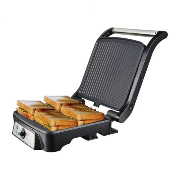 NAPPO Grill Sandwichera Cuádruple NEG-163 - Tamaño XL con 2000W de Potencia - Imagen 6