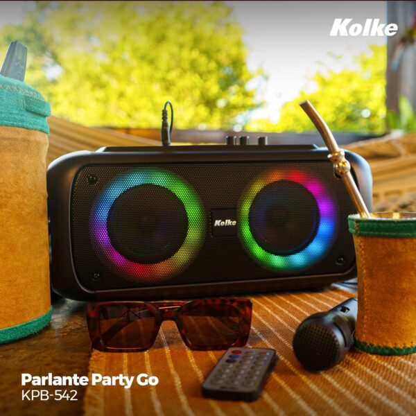 KOLKE PARLANTE INALAMBRICO PARTY GO 4" X 2 KPB-542 - Imagen 7